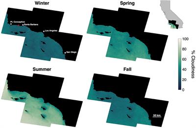 The Utility of Satellites and Autonomous Remote Sensing Platforms for Monitoring Offshore Aquaculture Farms: A Case Study for Canopy Forming Kelps